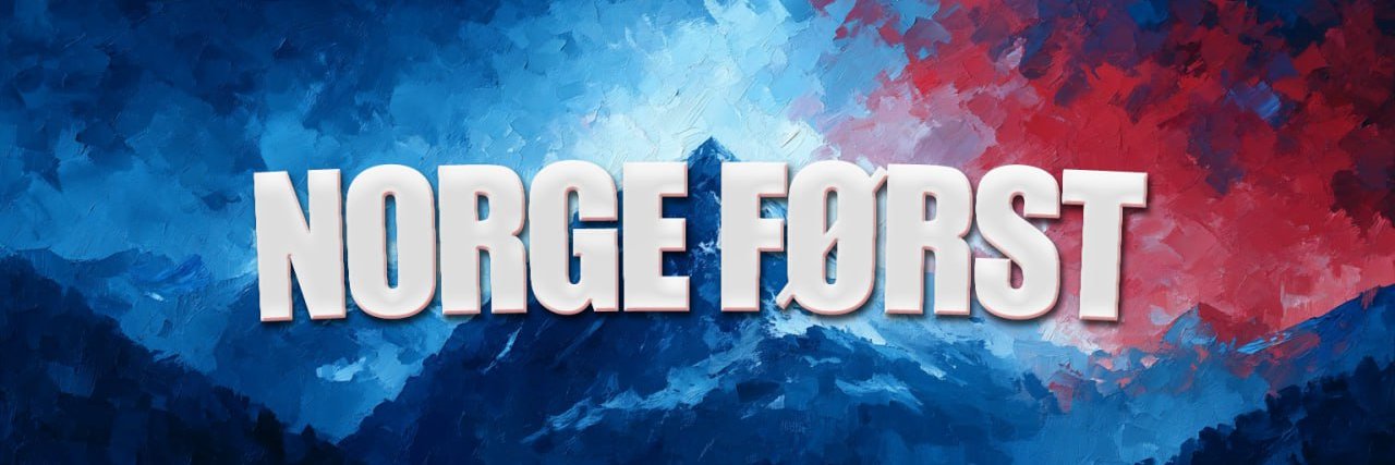 Norgesdemokratene's banner