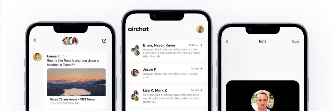 Airchat's banner