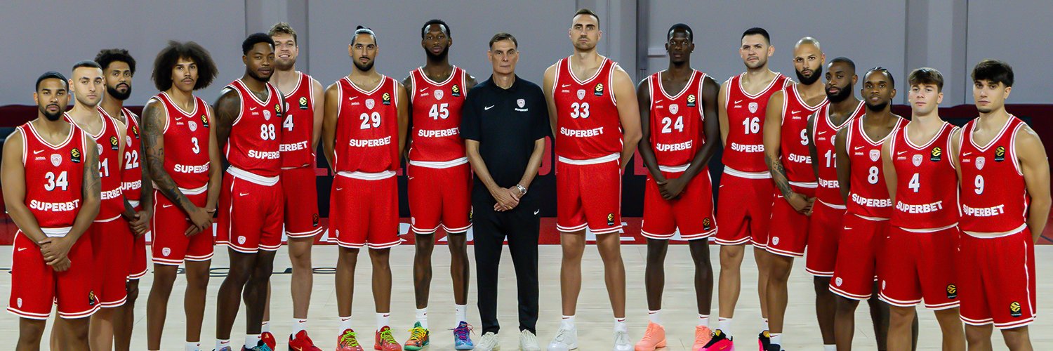 Olympiacos B.C.'s banner