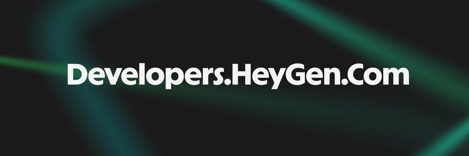 HeyGen Developers's banner