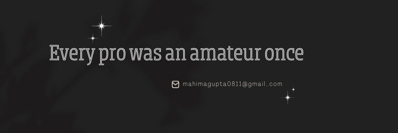 Mahima Gupta's banner