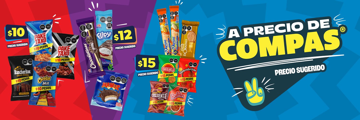 Sabritas México's banner