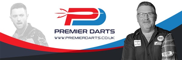 Premier Darts Official's banner