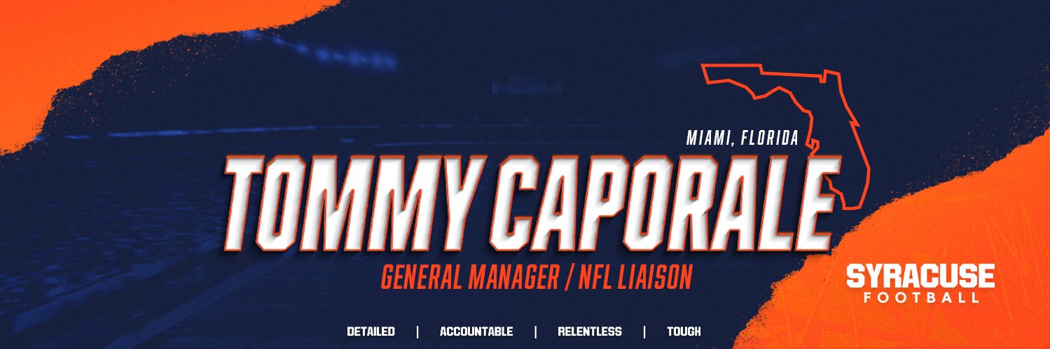 Tommy Caporale's banner