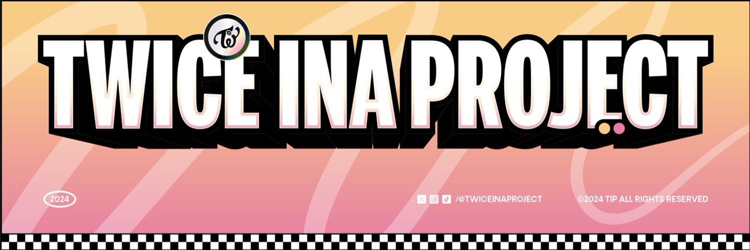 TWICE INA PROJECT's banner