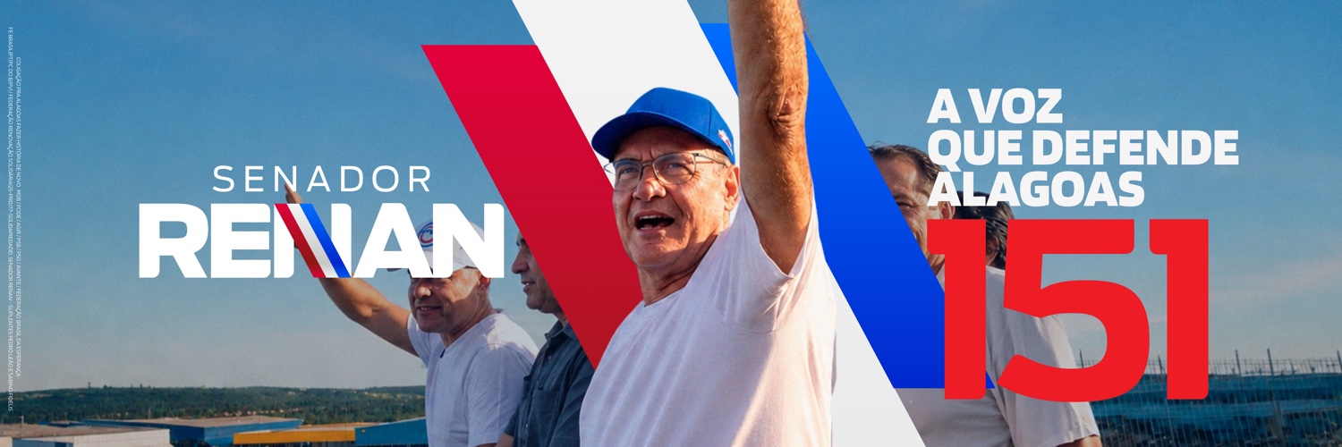 Renan Calheiros's banner