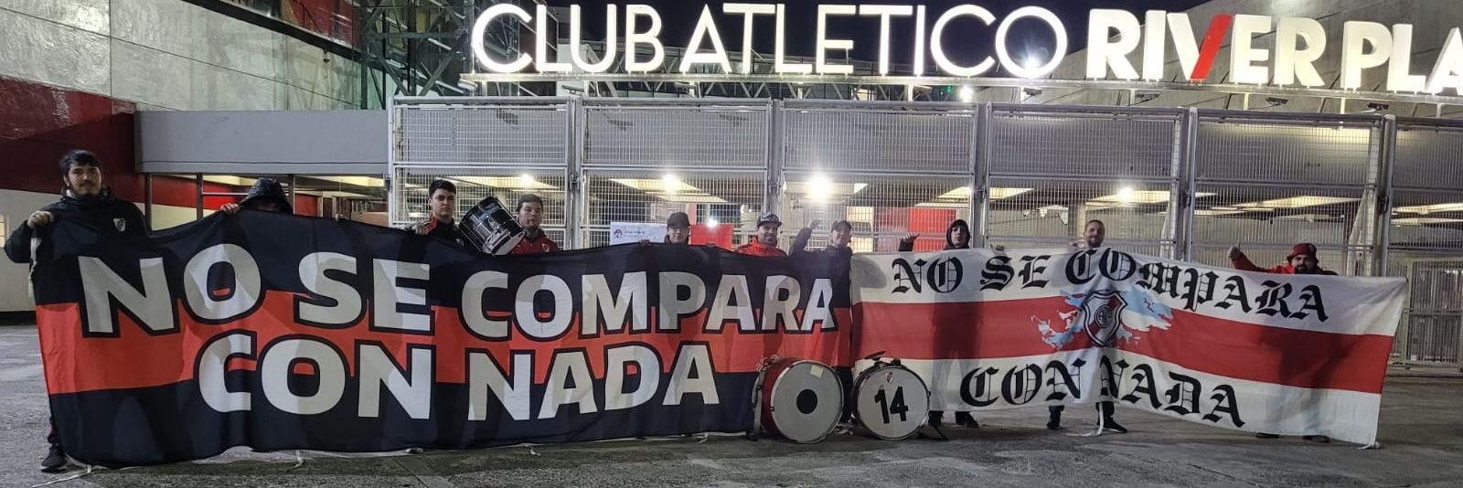 Hugo de River Plate's banner