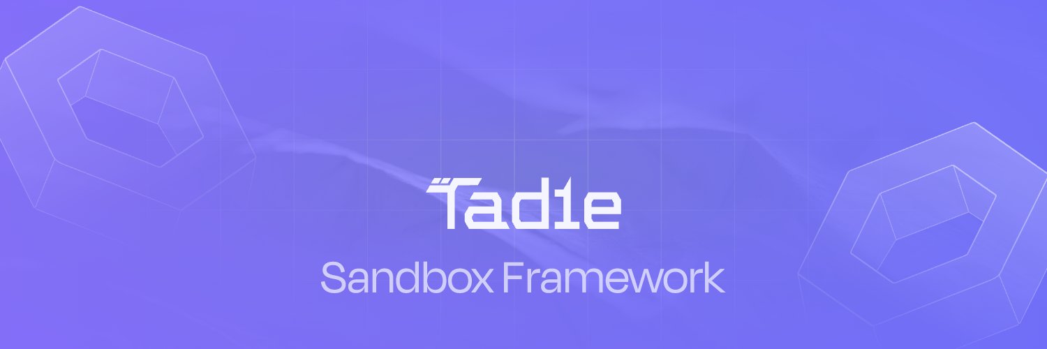 Tadle - Sandbox Framework's banner