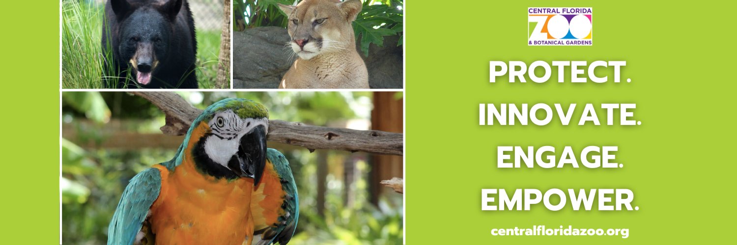 Central Florida Zoo's banner