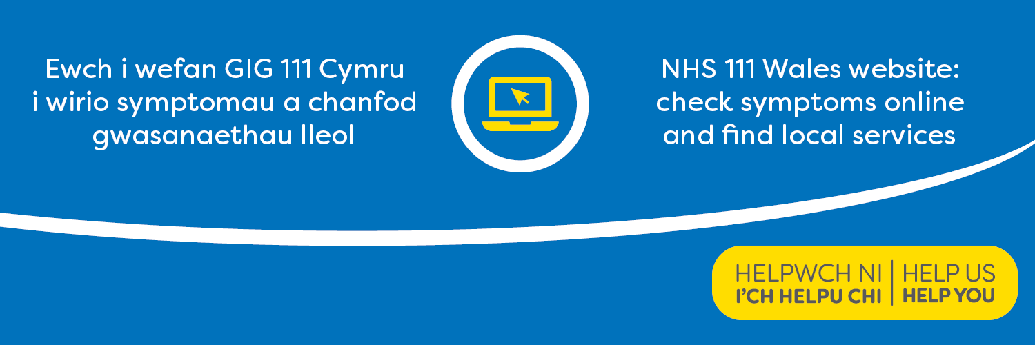 CMO Cymru's banner