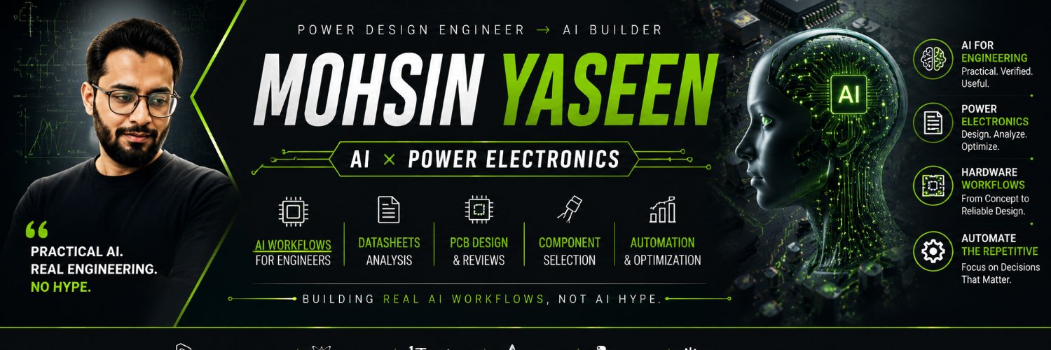 Mohsin Yaseen | AI × Power Electronics ⚡'s banner