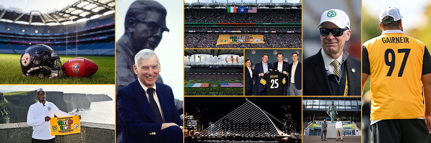 Steelers Ireland's banner