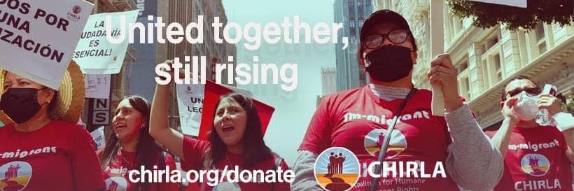 CHIRLA's banner