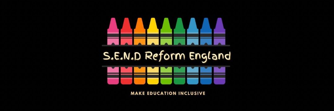 SEND Reform England's banner