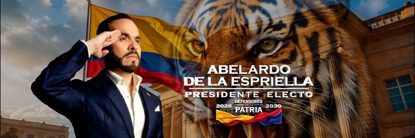 Abelardo De La Espriella's banner