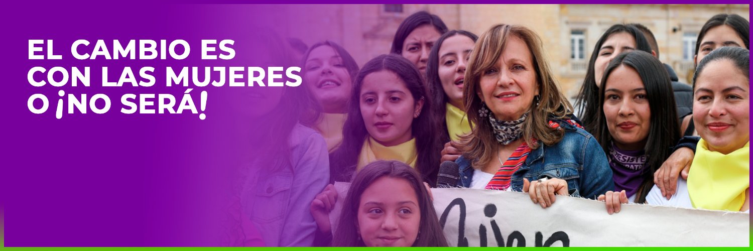 Ángela María Robledo's banner