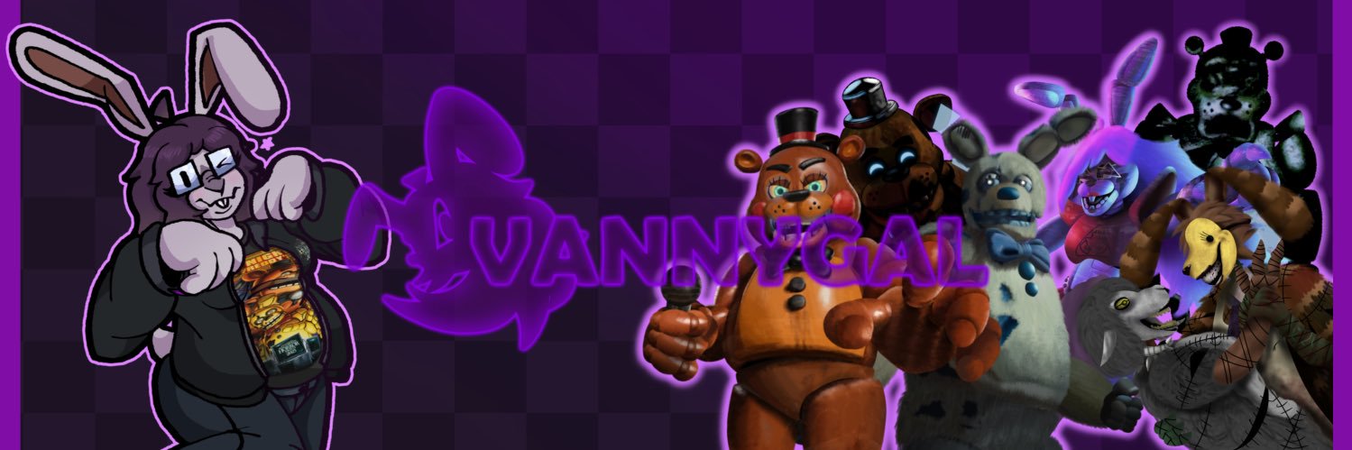 ▷◇◁ Vanessa (met Freddy Fazbear)'s banner