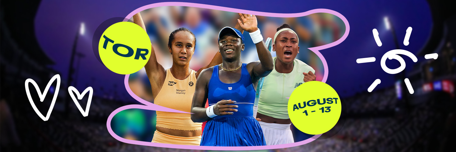 National Bank Open's banner