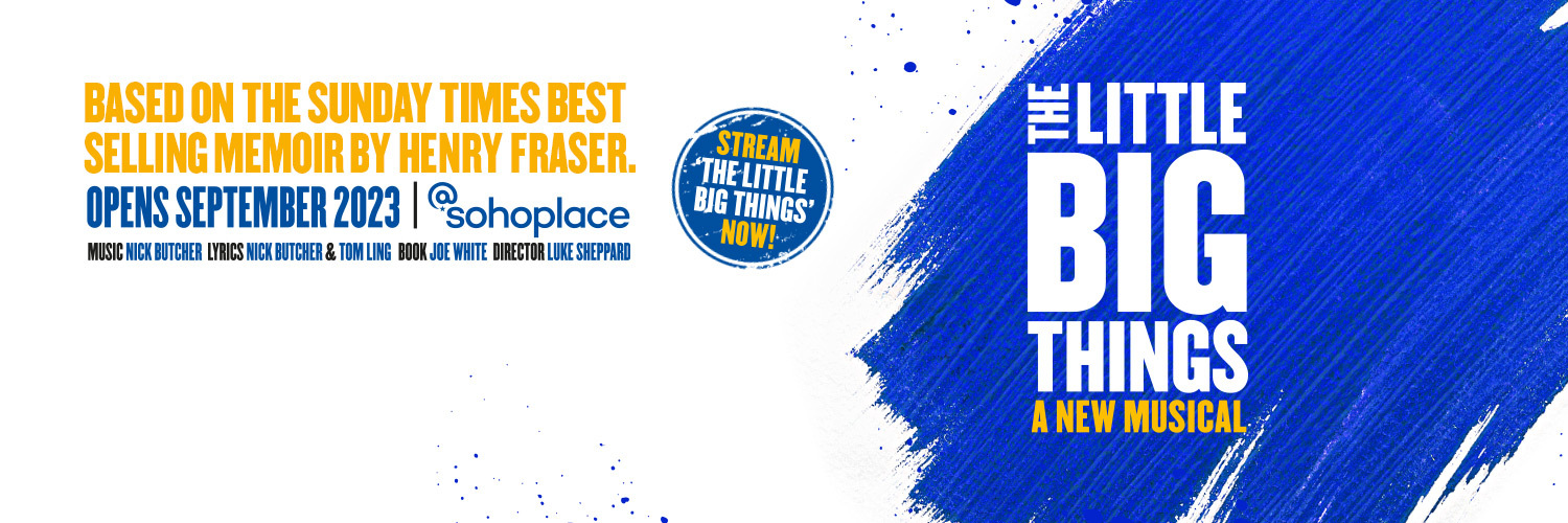 The Little Big Things: A New Musical's banner