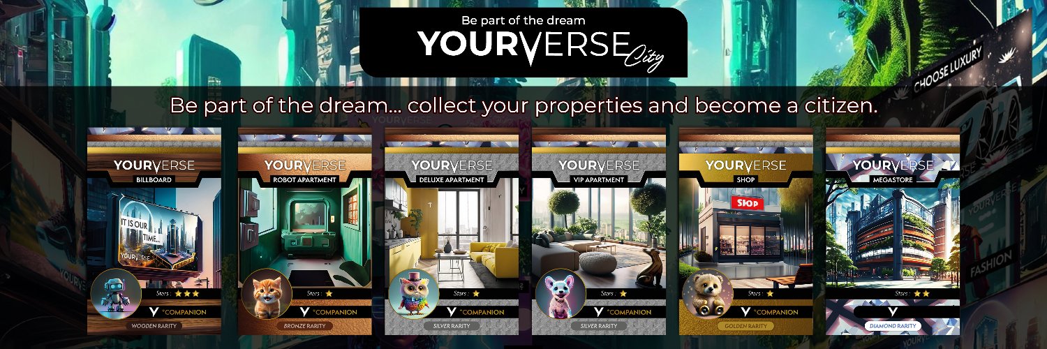 YourVerse Properties City ®️ $MYO's banner