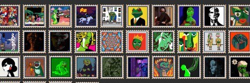 Art on Bitcoin's banner