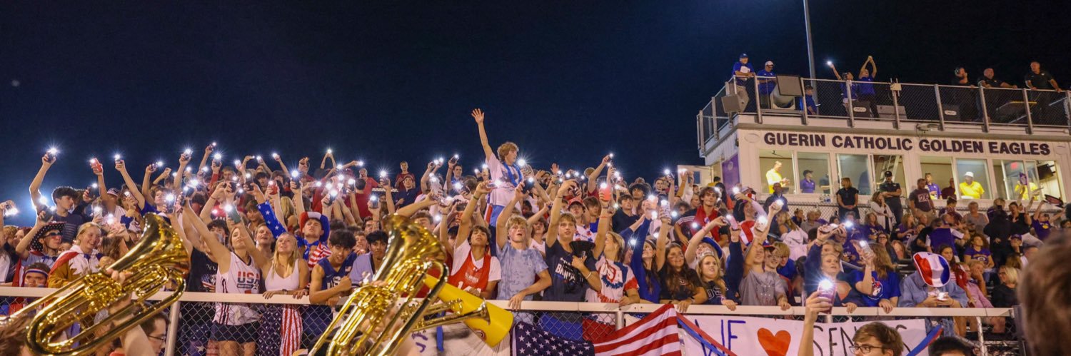 GCHS Student Section's banner