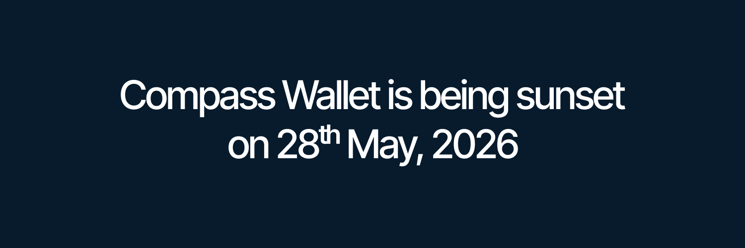 Compass Wallet | Sunset on 28th May's banner
