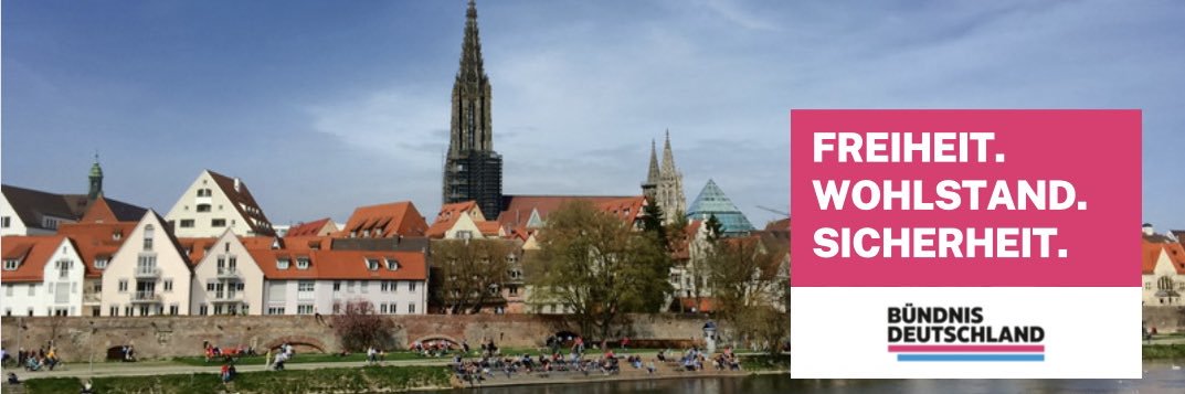BÜNDNIS DEUTSCHLAND Baden-Württemberg's banner