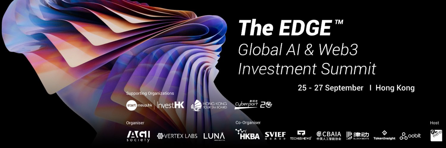 The EDGE Global AI & Web3 Investment Summit's banner