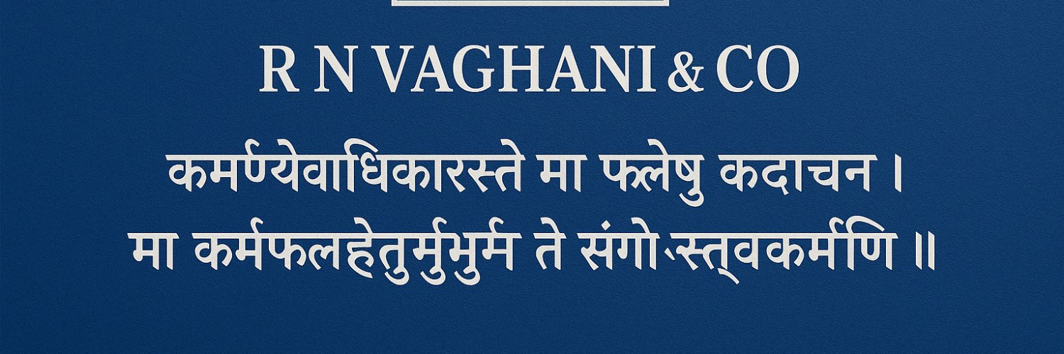CA Ruchita Vaghani's banner