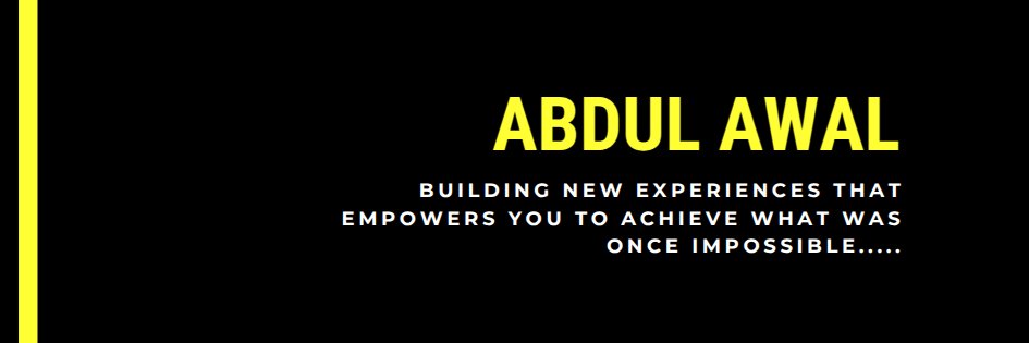 Abdul Awal's banner