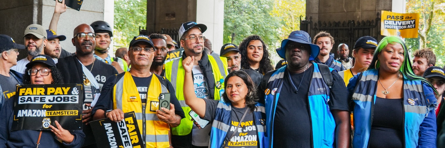 Amazon Teamsters's banner