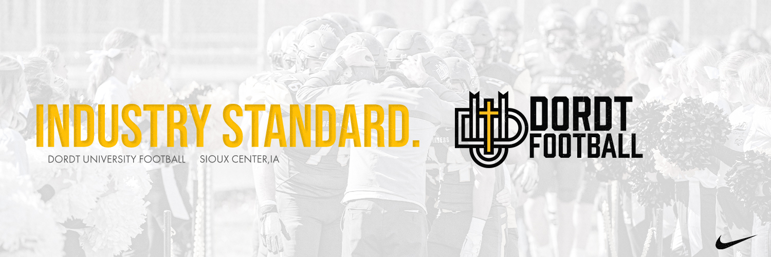 Dordt Football's banner