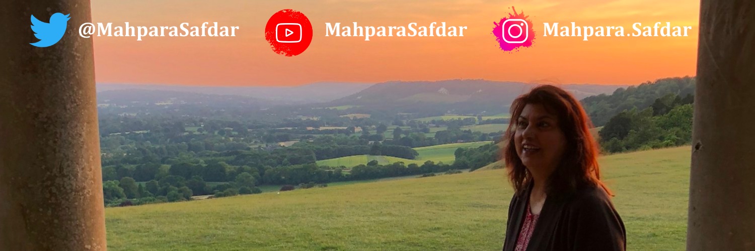 Mahpara Safdar's banner