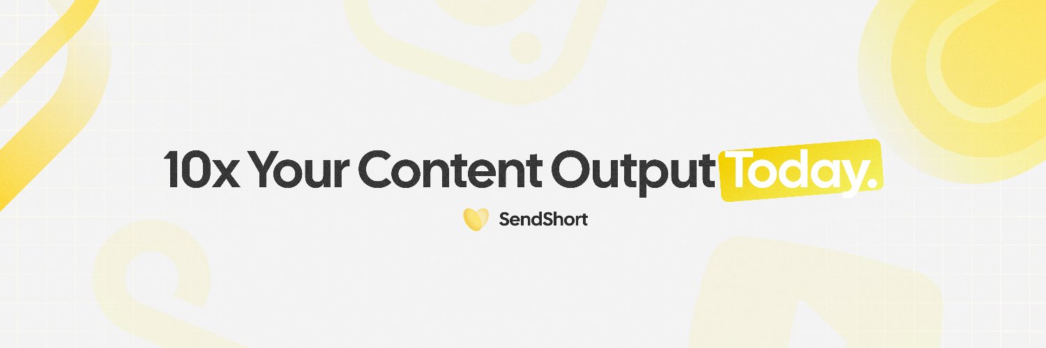 SendShort 💛's banner