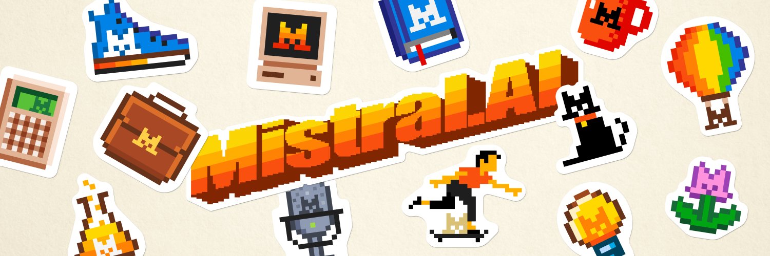 Mistral AI's banner