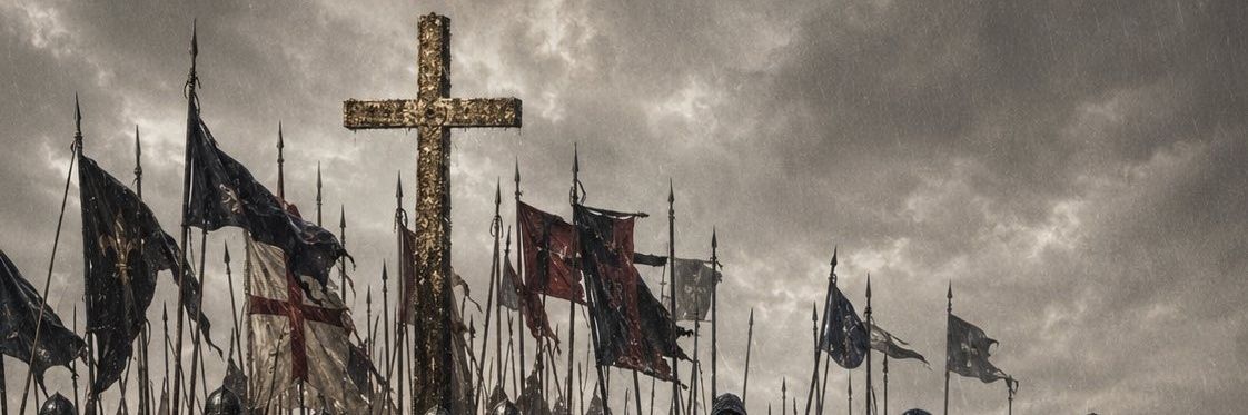 ⲡⲓⲗⲉⲱⲛ ⲛ̀ⲧⲉ ⲡⲓⲭⲣⲓⲥⲧⲟⲥ's banner