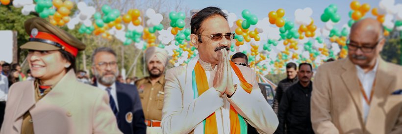 Ashok Kumar Mittal's banner