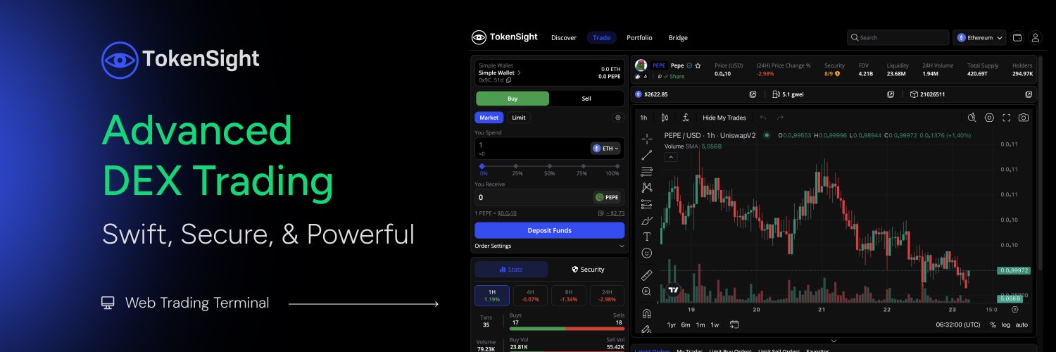 TokenSight's banner