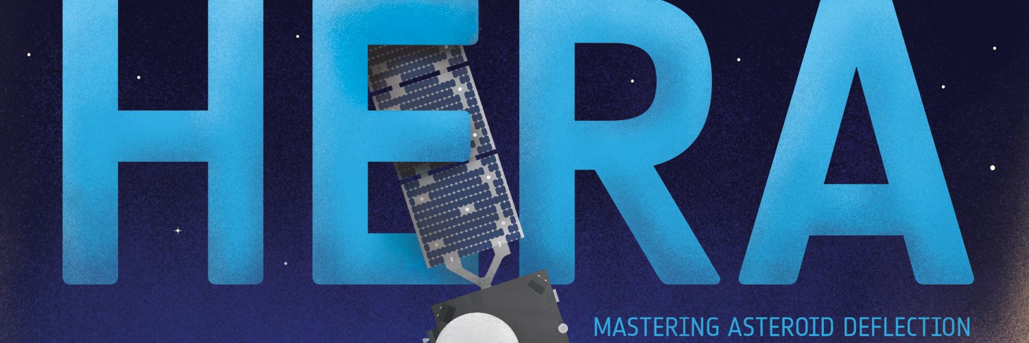 ESA's Hera mission's banner
