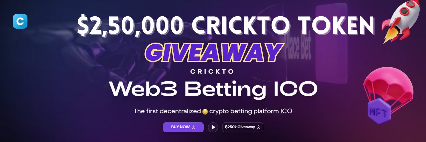 Crickto.io's banner
