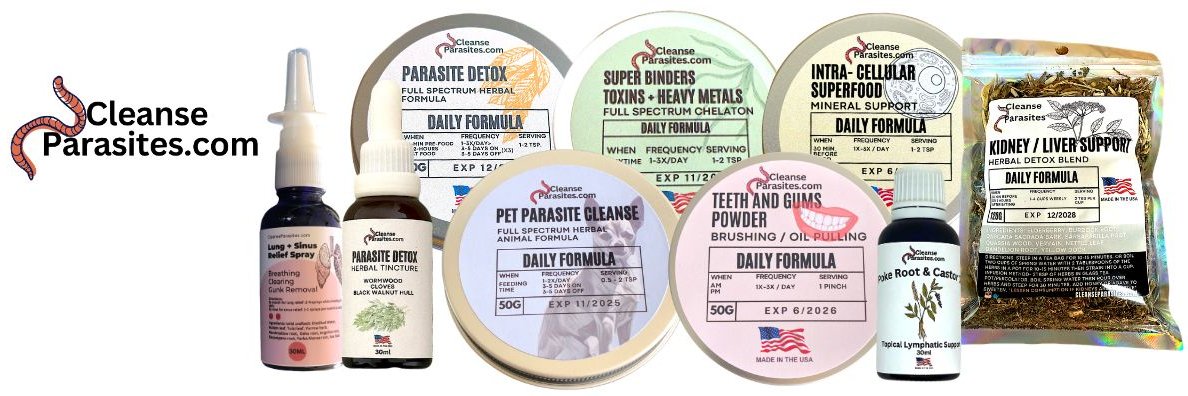 Cleanse Parasites .com 🧹🪱 Herbal Cleanse Co.'s banner