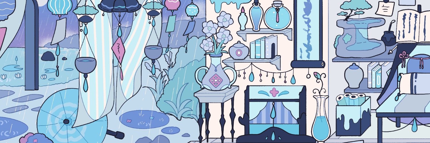 雨宮ツユリ🌧🩵🫧新人Vtuber's banner