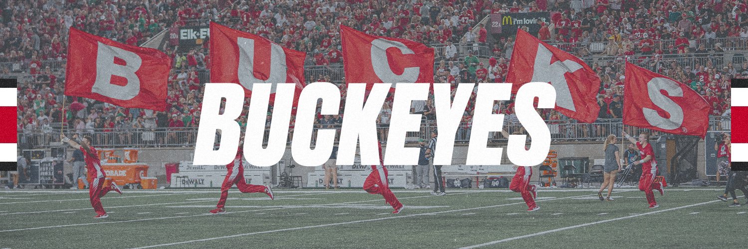 Ohio State Cheer Team's banner