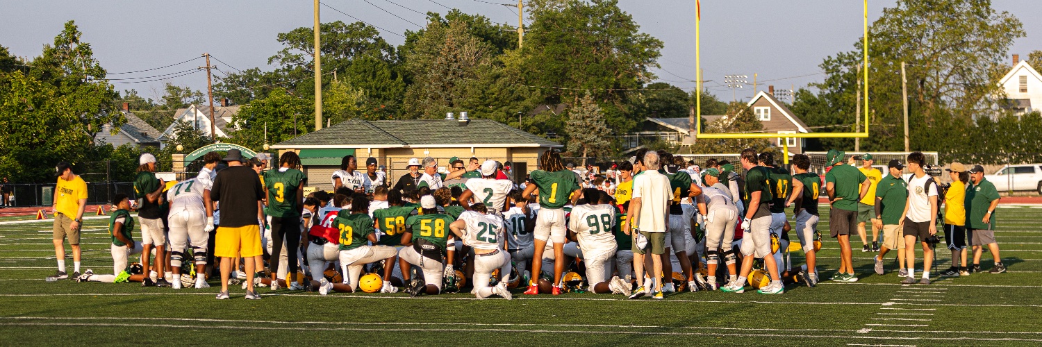 St. Edward Football's banner