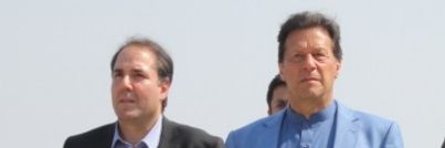 Qasim Zaman Khan's banner