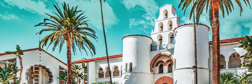 San Diego State University's banner