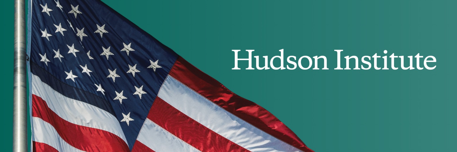 Hudson Institute's banner