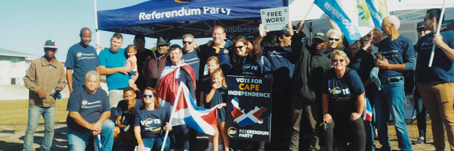 Referendum Party's banner