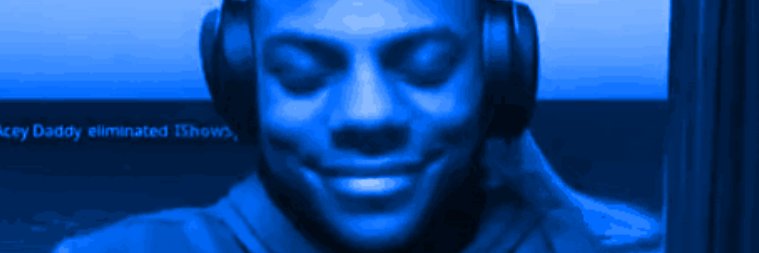 Blue IShowSpeed's banner